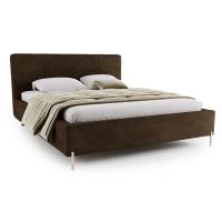 Łóżko tapicerowane z pojemnikiem 180 x 200 cm LUIS